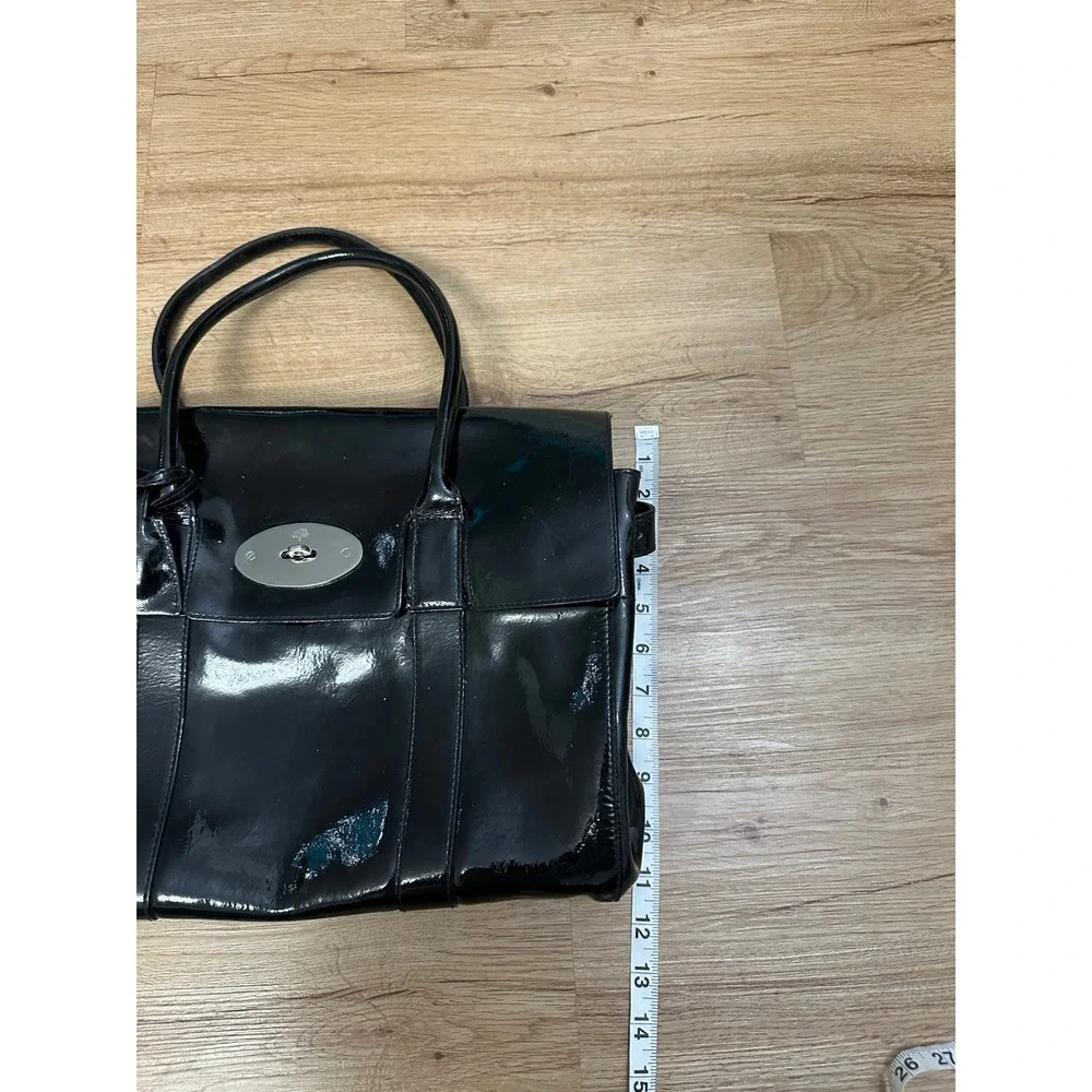 Mulberry Bayswater Black Patent Leather Bag